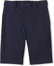 [French Toast] Boys' Adaptive Bermuda Shorts with Hook and Loop Closure
