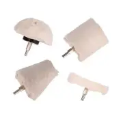 Polishing Pad Buffing Wheel White Flannelette for Glass Aluminum Metal