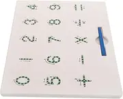Magnetic Writing Board Magnetic Fine Motor Math Learning Board Tracing Educational Math Magnet Writing Board Magnetic Board Plastic Green