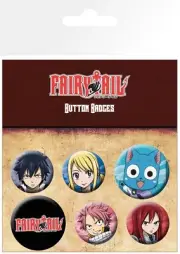 Badge Pack Fairy Tail Characters