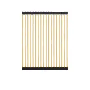 Stainless Steel Rollable Drainer Tray - Kitchen Sink Accessory - 450mm - Brushed Bronze Gold