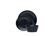 Noritake Black on Black Dune 12pc Dinner Set