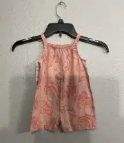 Carter’s Just For You Pink Floral Outfit One-Piece NWT 6 Months