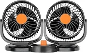 The Electric Car Fan Head Car Fan - The Head Car Dashboard 24V - Dashboard Accessories, Low Noise Blower, Loud Air Circulator Cooling R