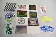 Vans Skateboard Rare Hard to Find Sticker Decal Lot of 13 2010 Era