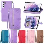 Leather Zip Flip Wallet Card Case For Samsung A50S A70 A52S A34 A54 F14 M54 A54