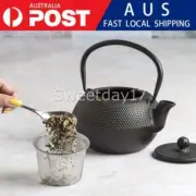 Japanese Style Cast Iron Kettle Tetsubin Teapot Comes + Strainer Tea Set