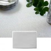 Prestige Jacquard Honeycomb White Table Cloth (Round, Rectangle, Square)