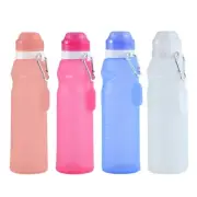 600ml Collapsible Water Bottle Grade Silicone BPA Roll Up Water Bottle