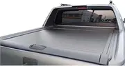 ALCYBD Pickup Truck Bed Cover Roller Lid Manual Hard Retractable Tonneau Covers Compatible for Ford Ranger F150(Electric Lock)
