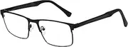 Dollger Blue light Glasses for Men Rectangle Metal Frame Computer Screen Blue light Blocking Eyeglasses
