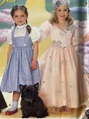 UNCUT Vintage 1997 Simplicity 0631 The Wizard Of Oz Dorothy Wicked & Good Witch