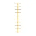 Home Bar Wall Mounted Gold Wine Rack H-Type