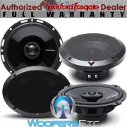 pkg ROCKFORD FOSGATE P1650 6.5" + P1694 6x9" 4WAY COAXIAL CAR AUDIO SPEAKERS NEW
