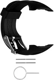 Compatible for Garmin Forerunner 10/Forerunner 15,Soft Silicone Wristband Replacement Strap for Garmin Forerunner 10/15 Watch Women Men