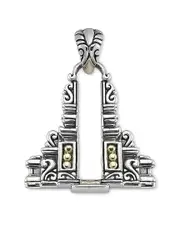 Samuel B. 18K & Silver Bali Temple Pendant