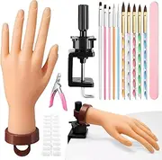 Wilfniee - Eco-friendly & Soft Touch Material: Made with soft and eco-friendly rubber, our nail practice hand simulates the touch and texture of human skin, offering a comfortable experience