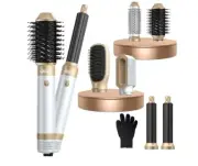 6 In 1 Blow Dryer Brush, Ukliss Hair Dryer Brush with Ionic Technology
