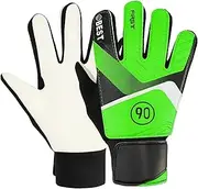 Generic Kids Gloves with Wrist Grip, Soccer Gloves, Thick Non-Slip Hand Protection Gloves, Green