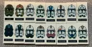 Printed Clone Troopers Tiles 2x4 (White) (Printed on LEGO Tile) 16 Tiles)