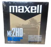 Maxell MF2HD High Density Floppy Disks, 10 Pack, Factory Sealed