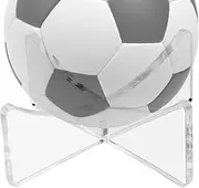 lyanny Acrylic Ball Holder, Acrylic Ball Display Stand | Transparent Sports Ball Display Stand,Volleyball Stand Holder, Ball Storage Display Stand for