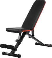 Adjustable Weight Bench, Foldable Exercise Workout Bench Full Body Strength Trai