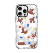 iPhone 16 Pro Max Clear Case MagSafe Compatible Snow Deer by Katie Benn
