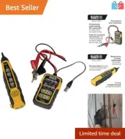 Analog Tone Generator & Tracer Probe Kit for Ethernet, Telephone, Video Cables