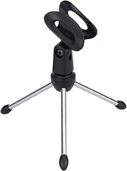 Labymos Detachable Foldable Portable Angle Adjustable Tr Table Desktop Mic Microphone Stand Holder Bracket