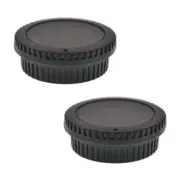 2x RF-3 Replacement Body Cap&Lens Rear Cap f Canon 5D Mark IV III II/77D/1D/T7i