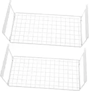 KITANDOVE 2pcs Hanging Shoe Rack Space Saving Organizer for Wardrobes and Cabinets Shoes Holder Sleek Design for High Heels Sneakers Slippers Efficient Storage