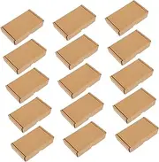 Hohopeti 15Pcs Sturdy Corrugated Moving Boxes Shipping Storage Packing Cardboard for Mailing Organizing