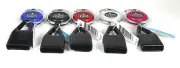 5 Premium Lighter Leash Retractable Lighter Holders Assorted Colors