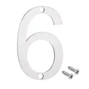 2 Inch 304 Stainless Steel House Number Polishing for Door Mailbox(Number 6)