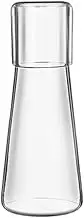 Generic Night Water Carafe and Glass Set Tumbler Glass Drinking Cup Mouthwasher for Table Bedroom Party Kitchen Worktop