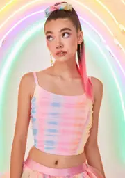 [Dolls Kill x My Little Pony] Dash Of Sparkle Tulle Corset Top
