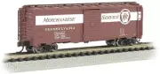 Bachmann ~ N Scale ~ PRR Merchandise Service ~ AAR 40' Steel Box Car ~ 17061