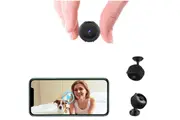 Mini Spy Camera WiFi Hidden Camera, Upgraded 4K Smallest Home Security Wireless Nanny Cam with Long Standby and Motion Detection Alerts - Black