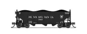 Broadway Limited 7147 N Scale PRR H2A Hopper 2Pk B