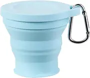 Generic 180ml Telescopic Drinking Mug with Lid Silicone Collapsible Coffee Cup Reusable Expandable Drinkware for Outdoor Travel