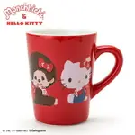 【震撼精品百貨】HELLO KITTY 凱蒂貓 HELLO KITTY*夢奇奇MONCHHICHI系列陶瓷馬克杯 震撼日式精品百貨