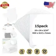 18x24 Foam Board - Durable Lightweight White Signboard for Crafts & Displays