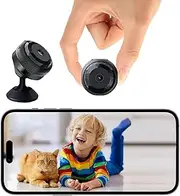 Mini Spy Camera, 2K HD WiFi Hidden Camera with 32GB Memory Card, Home Security Surveillance Camera Wireless Smart Indoor Camera, AI Motion Detection & Night Vision for Elderly Baby Pets
