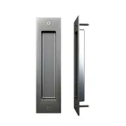 Rolltrak Stainless Steel Recessed Barn Door Handle Sliding Door Hardware