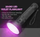Hot Ultraviolet 100 LED UV Flashlight Black Light Hand Torch Lamp DE