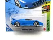 2021 Hot Wheels 94 Bugatti EB110 SS Exotic (blue) SUPER CUSTOM WHEEL SWAP by AEB