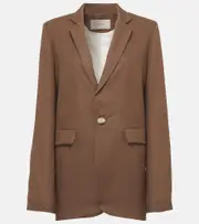 [Asceno] Asceno Azores linen blazer AU 10 brown