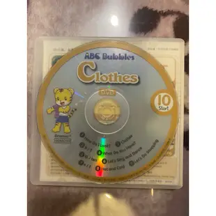 二手 巧虎 巧連智 ABC Bubbles DVD 10start Clothes