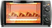 Toaster Oven Mini Electric Oven Multifunctional Bread Toaster Pizza Cake Baking Grill Automatic Roasted Chicken Stove Machine 10L Halogen ovens/13352